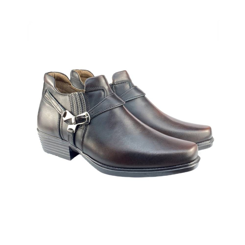 Botas vaqueras elevadas LUCIANO + 7 CM para hombre