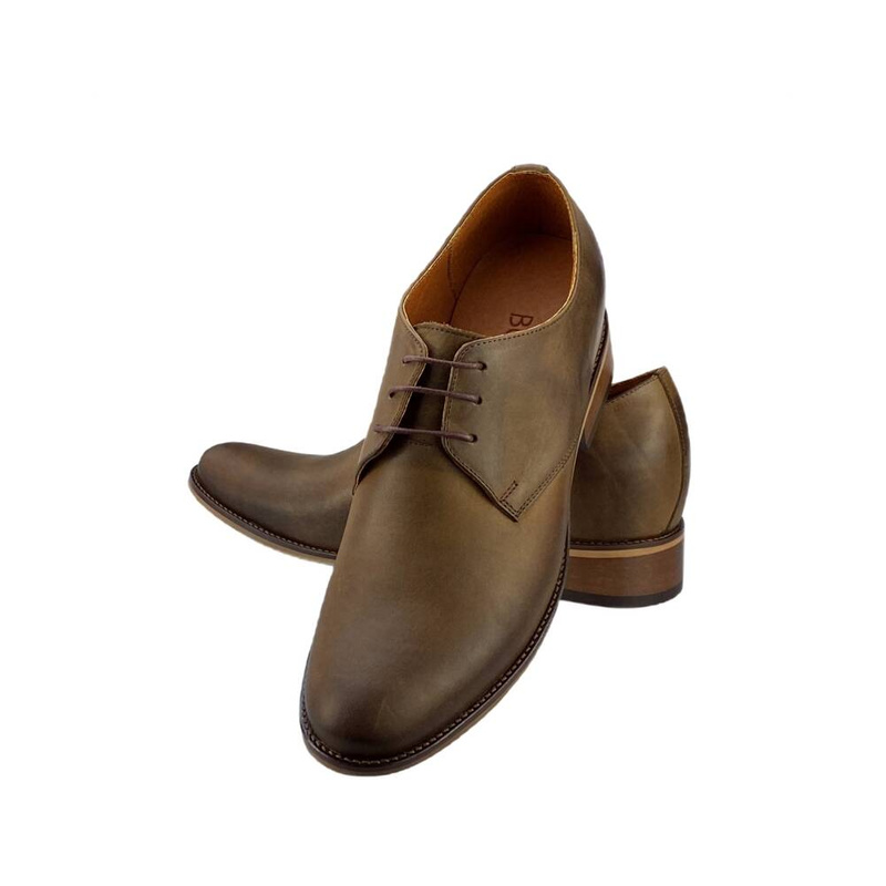 Zapatos con alzas para hombre BERGAMO +7 CM