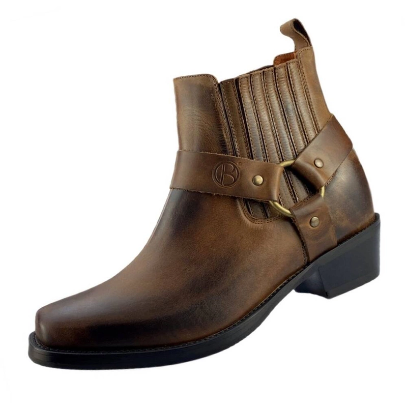 Botas vaqueras con elevador para hombre APULIA + 8 CM  | BETELLI