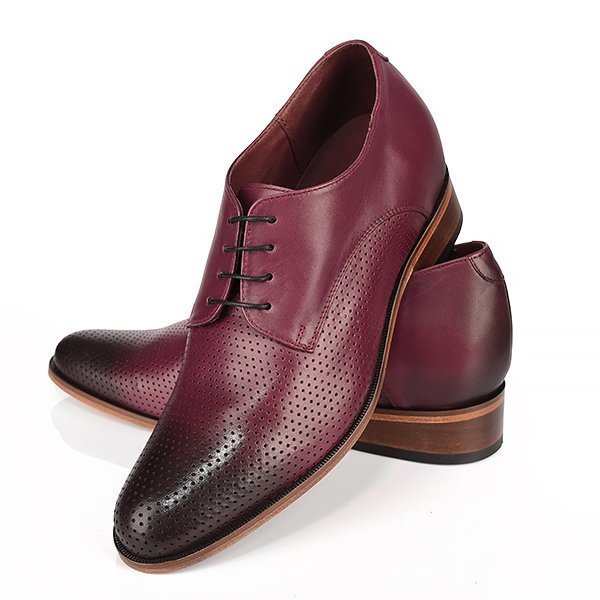 Zapato con alzas de hombre VARESE con suela de cuero + 7CM