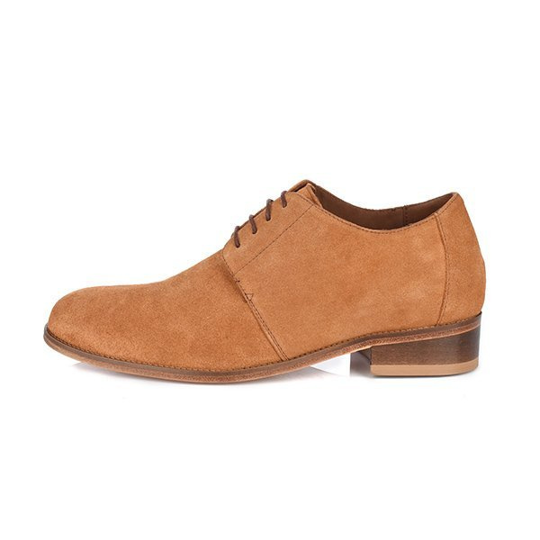 Zapatos con alzas SONDRIO para hombre con suela de cuero + 7CM