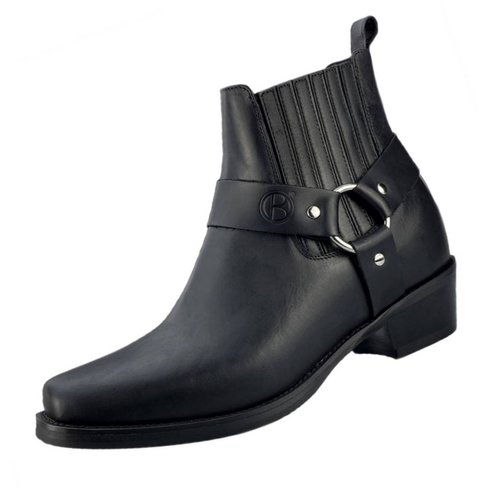 Botas vaqueras con elevador para hombre BOLZANO de 8 a 10 CM