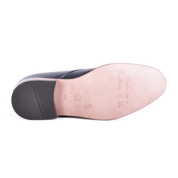 Zapatos con alzas GARDA para con suela de cuero + 7CM | Zapatos con elevador Los extremos de la colección de zapatos con alzas - ventas hasta - 50% | Calzado con alzas | Betelli.es